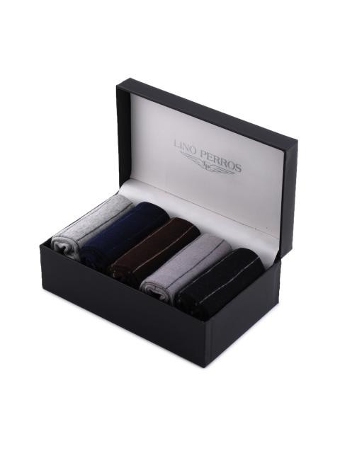Lino Perros Men Pack of Five Striped Socks