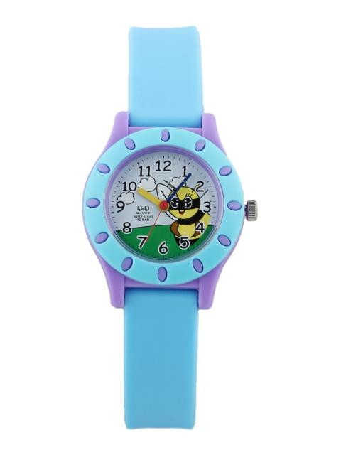 Q&Q Kids Unisex Light Blue Dial Analog Watch