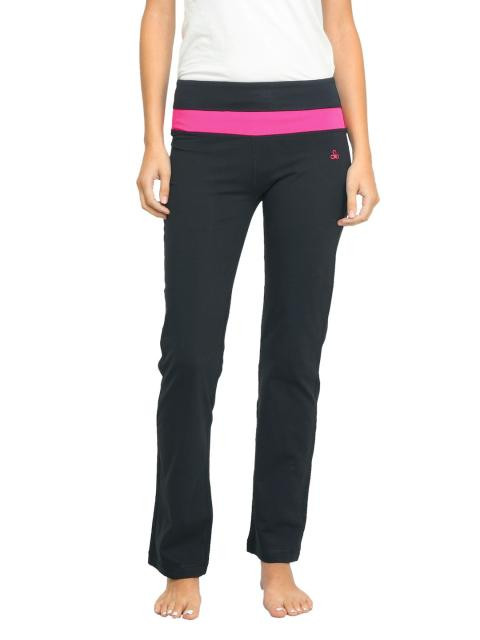 Urban Yoga Women Black Track Pants