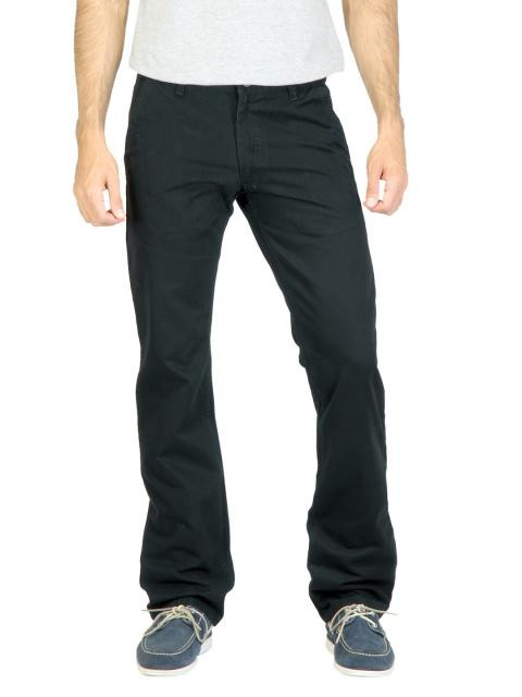 Highlander Men Black Trousers