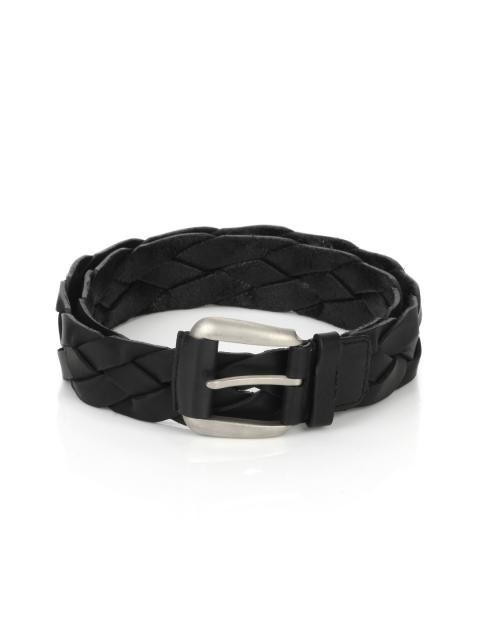 Wills Lifestyle Men Leather Black Belt