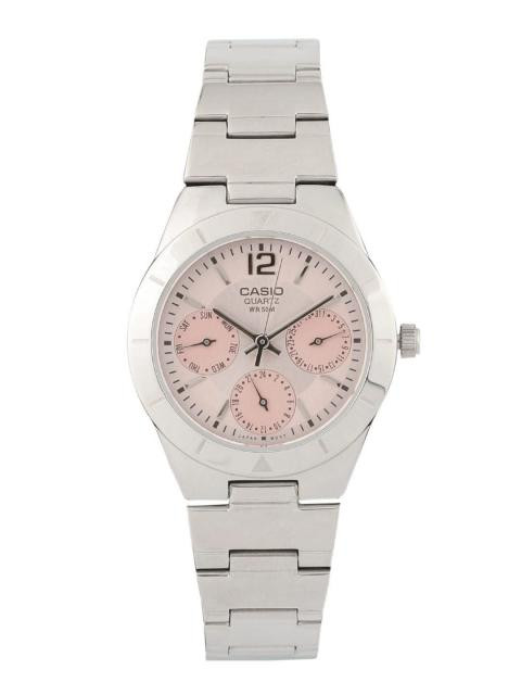 CASIO Enticer Women Silver-Toned Analogue Watch A379