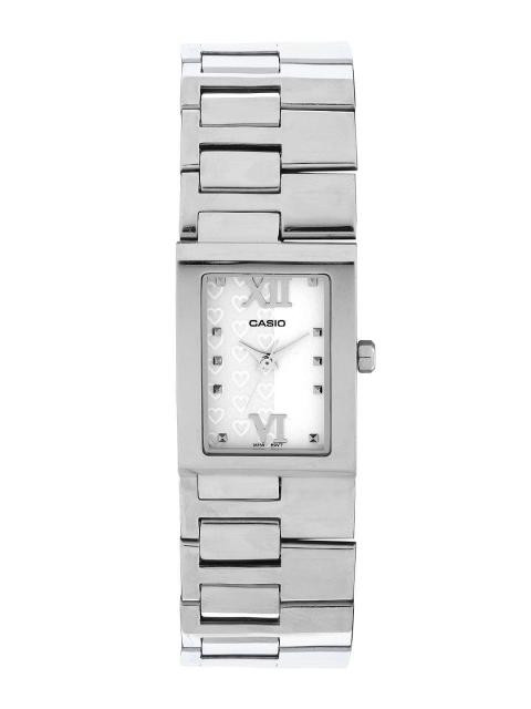 CASIO ENTICER Women Pink White Analogue Watch A663