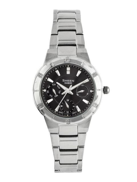 CASIO SHEEN Women Black Dial Watch SX041