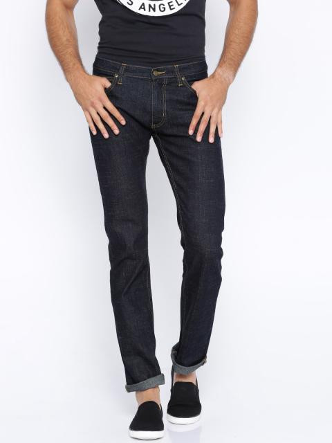Lee Men Navy Blue Powell Fit Jeans