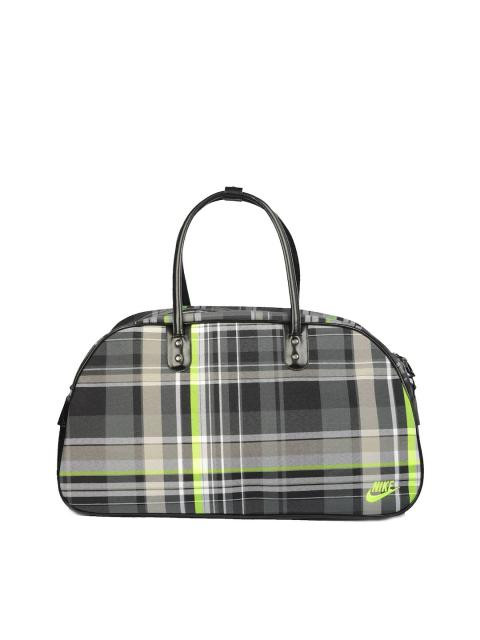 Nike Unisex Nike Checks Black Duffle Bags
