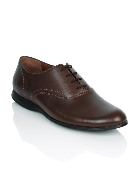 U.S. Polo Assn. Men Brown Formal Shoes