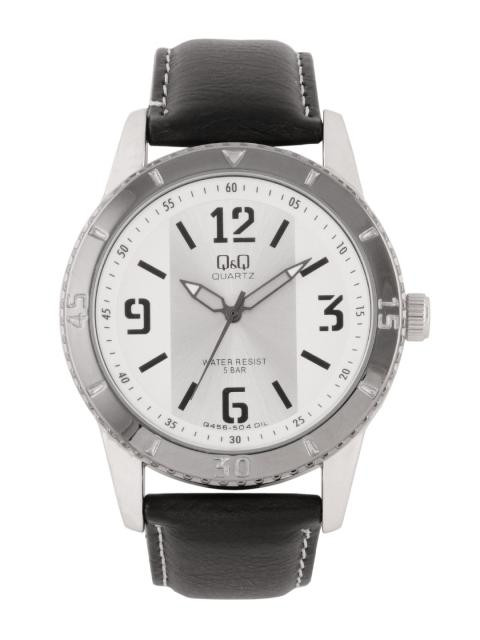 Q&Q Men White Dial Watch