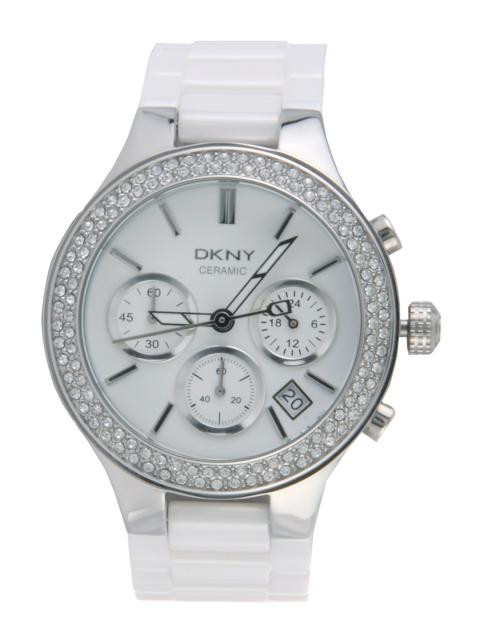 DKNY Women White Dial Chronograph Watch NY4985