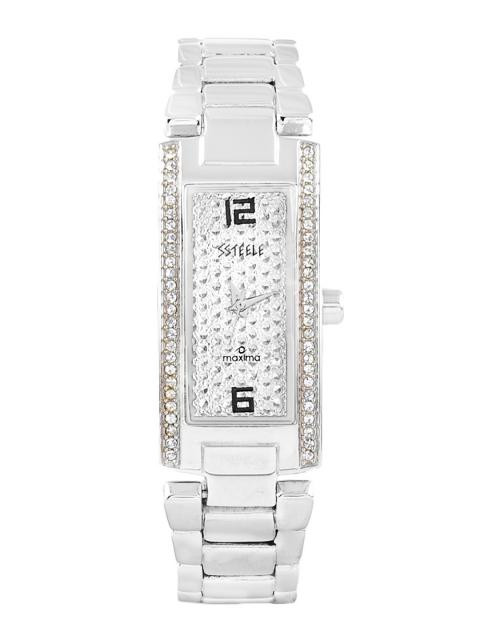 Maxima Women Silver Dial Watch