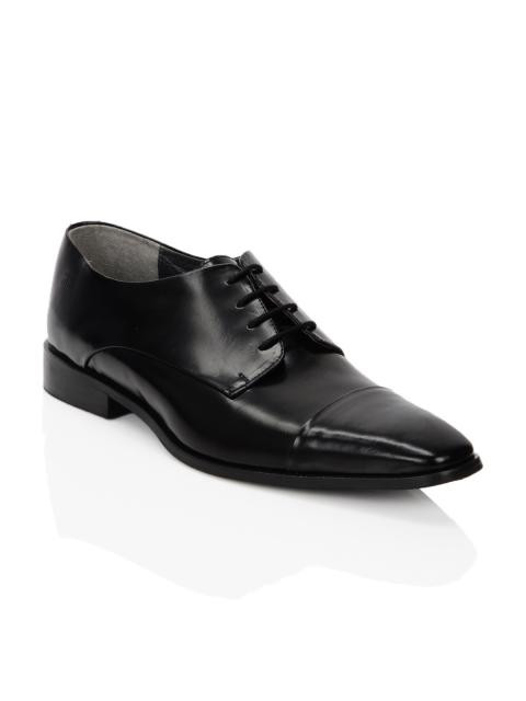 Enroute Men Black Formal Shoes