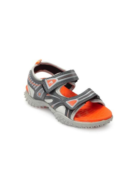 Footfun Kids Unisex Grey Sandals