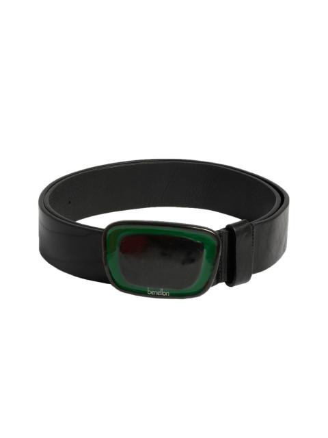 United Colors of Benetton Men Solid Black Belts