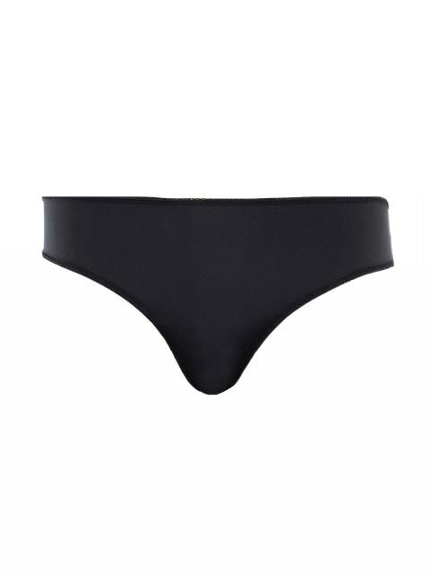 Enamor Women Black Regular-Rise Bikini Brief