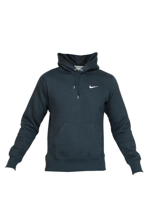 Nike Men Solid Navy Blue Sweatshirts
