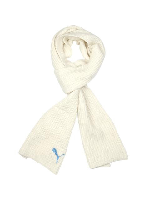 Puma Men Solid Off White Scarvf
