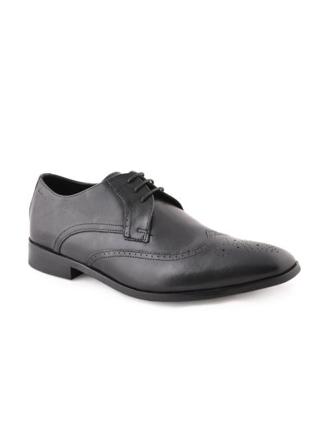 Clarks Men Leather Black Formal Shoes