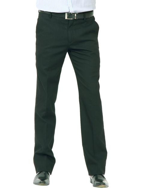John Miller Men Black Trousers