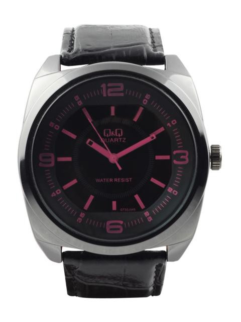 Q&Q Men Black Dial Watch