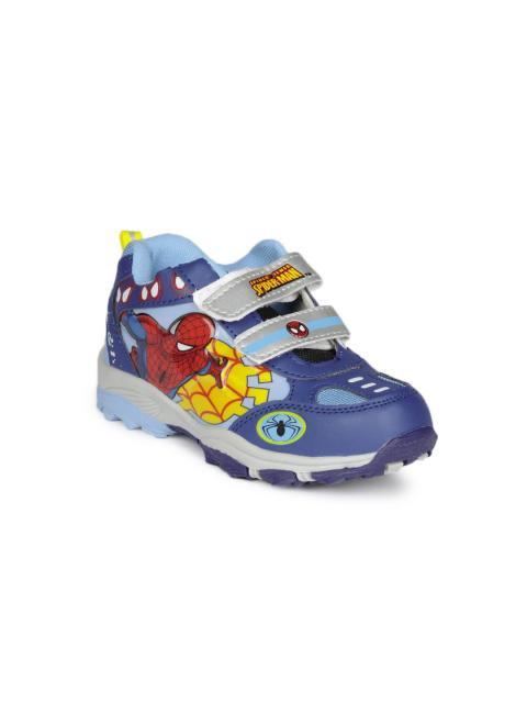 Marvel Boys Blue Web Spider Shoes