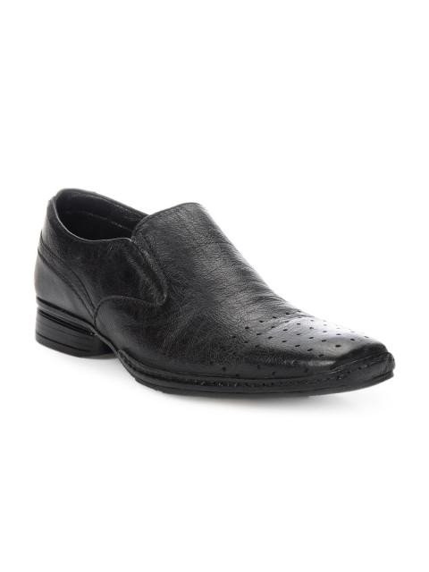 Franco Leone Men Black Formal Shoes