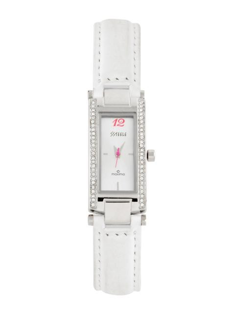 Maxima Women Silver Dial Watch
