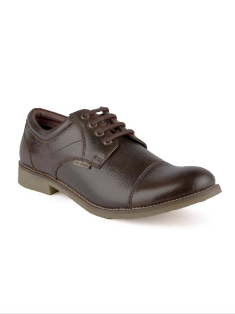 Lee Cooper Men Brown Formal Shoes