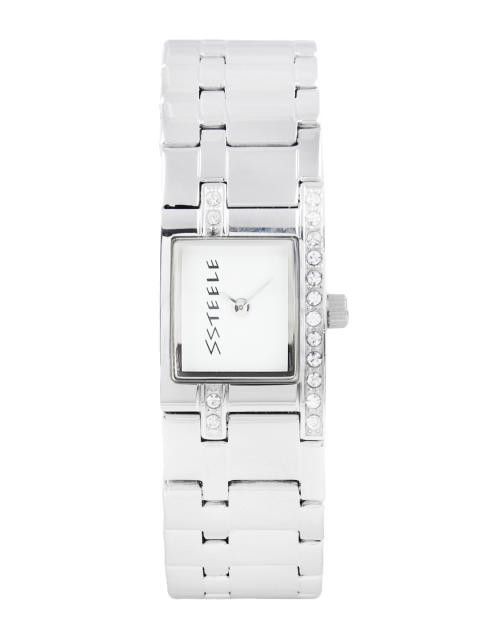 Maxima Women White Dial Watch