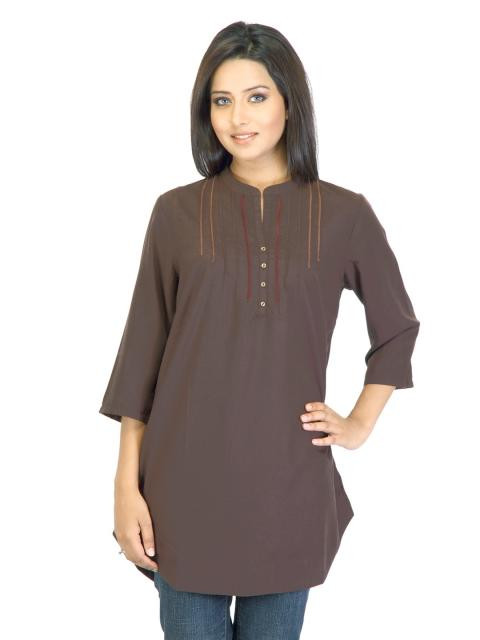 W Women Brown Tunic