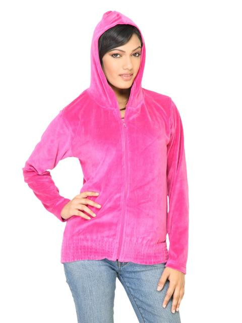 Urban Yoga Women Solid Pink Jacket