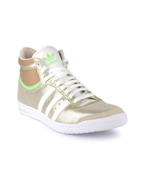 ADIDAS Originals Women Top Ten HI Sleek Gold Casual Shoes