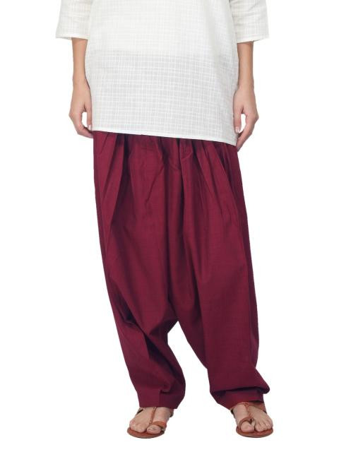 Fabindia Women Maroon Salwar