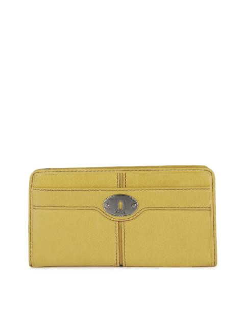 Fossil Women Yellow Wallet