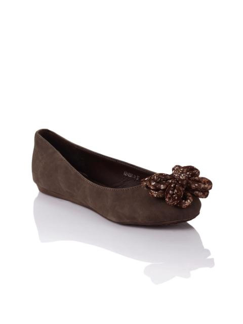 Cobblerz Women Brown Ballerinas