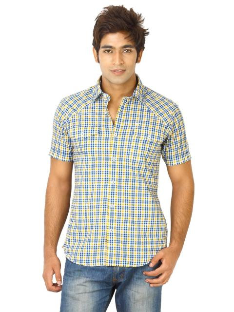 Flying Machine Men SS Yellow Shirts