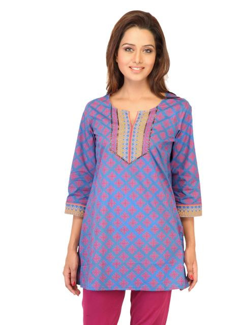 Aurelia Women Blue Kurti