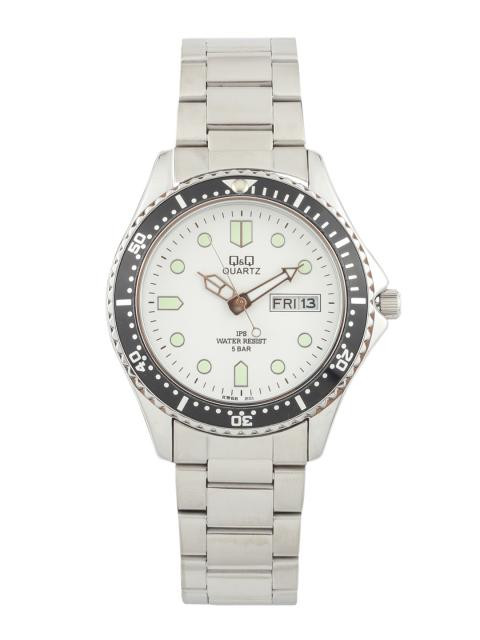 Q&Q Men White Dial Watch