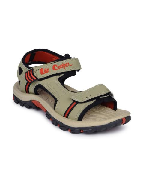 Lee Cooper Men Beige Sandals