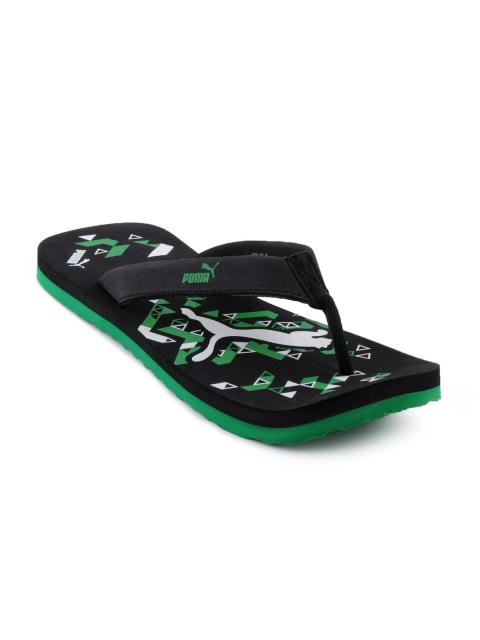 Puma Unisex Black Flip Flops