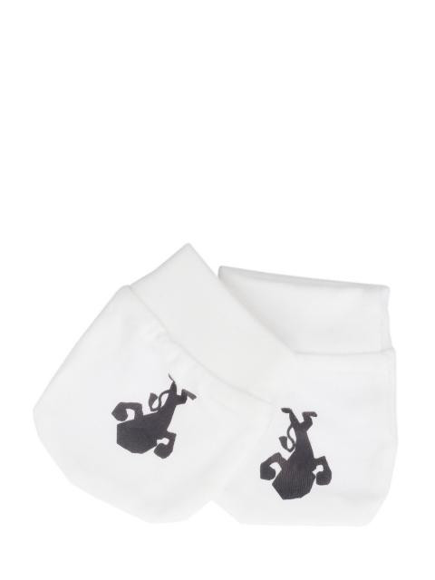 Madagascar 3 Infant Boys White Mittens