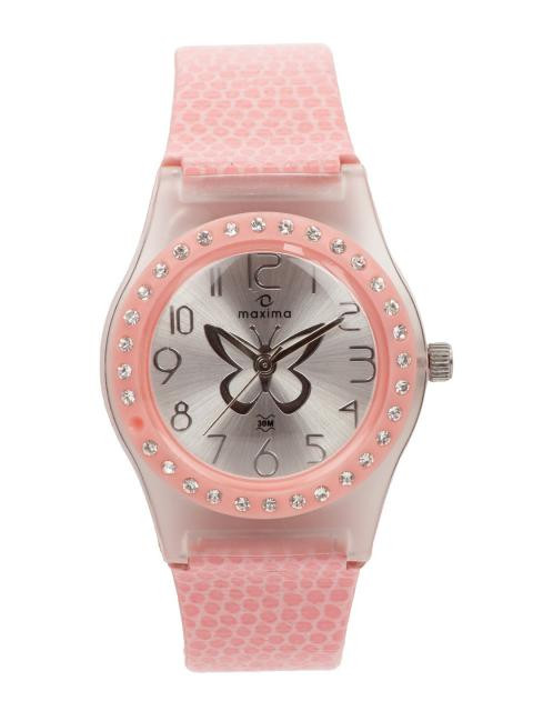 Maxima Women Silver Dial Watch