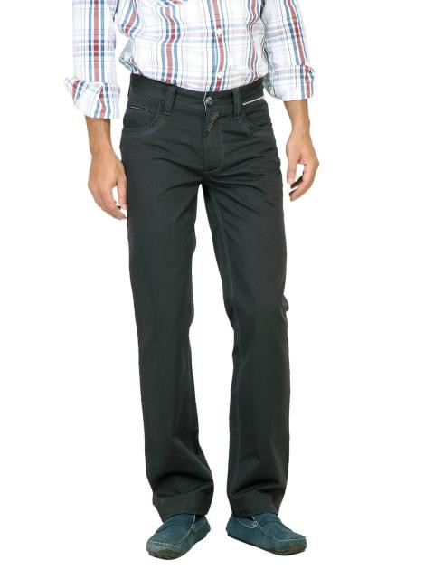 Basics Men Black Trousers