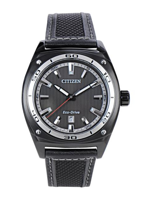 Citizen Men Black Dial Eco-Drive Watch AW1050-01E
