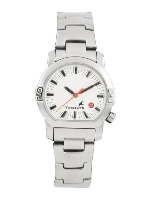 Fastrack Men White Dial Watch N1161SM03