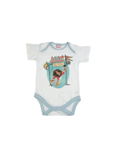 Madagascar3 Infant Boys White Snapsuit Romper