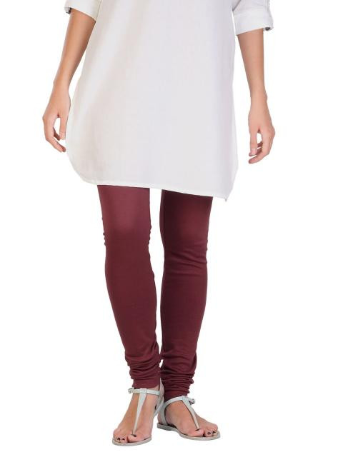 Aneri Women Rust Red Leggings