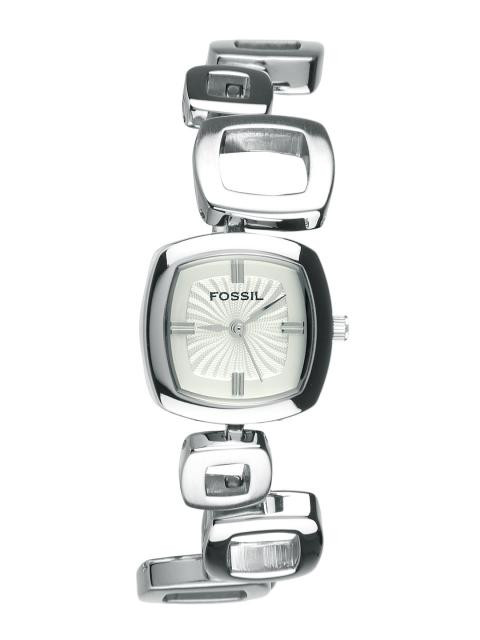 Fossil Women Silver-Toned Dial Watch ES1869