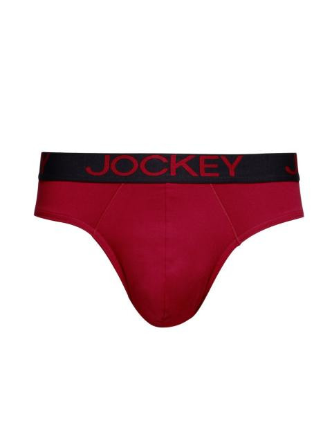 Jockey ZONE STRETCH Men Red Zone Stretch Briefs US07