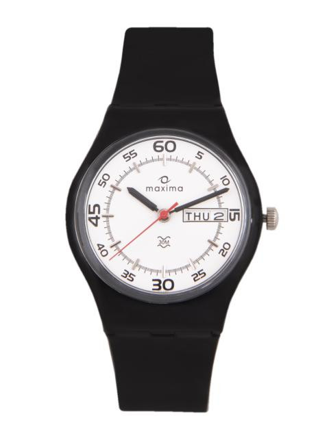 Maxima Men White Dial Watch