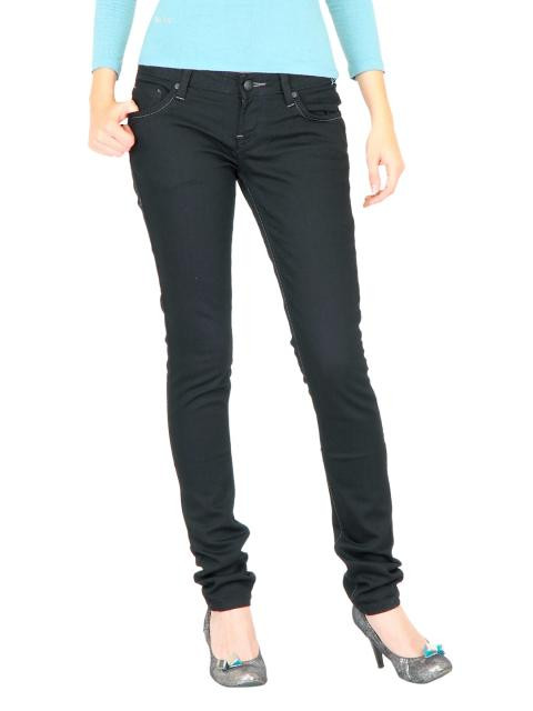 Flying Machine Women Low Rise Black Jeans